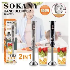 SOKANY - Batidora De Inmersion Trituradora Electrica Pica Todo