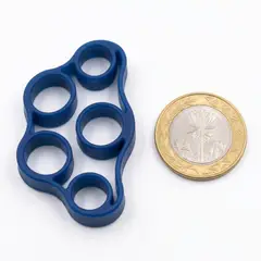 GENERICO - Estirador Dedos Silicona Fortalecimiento Mano Músico Deporte azul