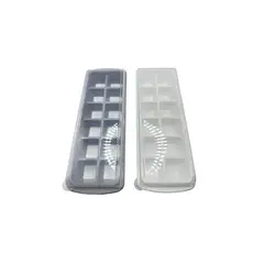 MAZUGI - Molde de Hielo Plástico Cubos x12 Bandeja Práctica Cocina