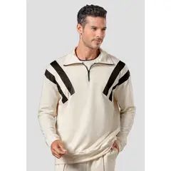 MARKETING PERSONAL - Buzo Hombre Crema Mp 114492