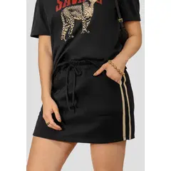 ATYPICAL - Falda Short Mujer Negro 114501