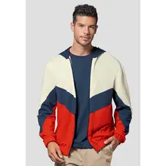 MARKETING PERSONAL - Chaqueta Hombre Crema-Azul Mp 114494