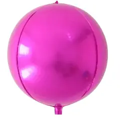 GENERICO - Globo Metalizado Esfera 22 Fucsia