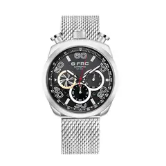 GENERICO - Reloj G-force H3828g Cronografo Funcional Acero + Estuche