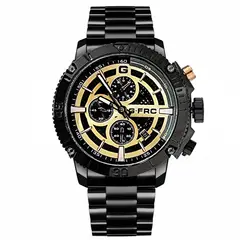 GENERICO - Reloj G-force H3840g Cronografo Funcional Acero + Estuche