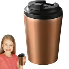 GENERICO - Vaso Térmico Café 350ml Acero Inoxidable Portátil Antifugas, Conserva Frío y Calor Por Horas