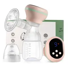 SOKANY - Extractor de Leche Eléctrico Inalámbrico 9 Niveles y Manos Libres