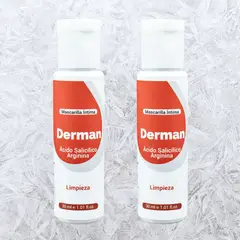 GENERICO - Derman Mascarilla Íntima x2 30ml Hidratación Limpieza Suave y Confort Diario