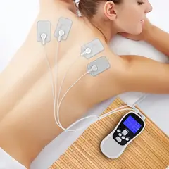 ZOCOCIO - Gimnasia Pasiva Ems Recargable 8 Electrodos Tonifica Masajea