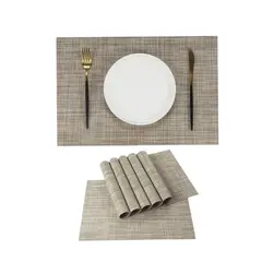 CRISTAL - Set x6 Individuales Dihour Placemat 2110INDUVIDUALES-Colores Surtidos