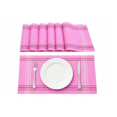 CRISTAL - Set x6 Individuales Dihour Placemat 2117INDUVIDUALES-Fuccia