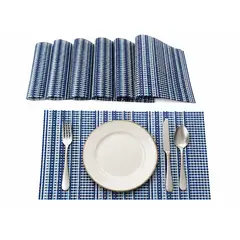 CRISTAL - Set x6 Individuales Dihour Placemat 2112INDUVIDUALES-Multicolor
