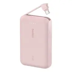 BELKIN - Power Bank 10000 Mah 20w Cable Usb C Integrado Rosa