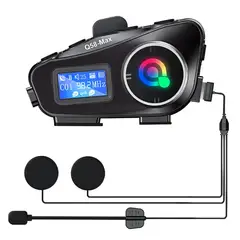 OEM - Audífonos Bluetooth Intercomunicador Para Casco Moto Q58