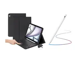 GENERICO - FUNDA ESTUCHE TECLADO TRACKPAD LENOVO TAB K11+ LAPIZ NEGRO