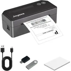 PRO - Impresora Termica de Etiquetas 4x6 Joysea Bluetooh Envio Bluetooh Negro