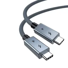 GENERICO - Cable Thunderbolt 4 Usb-c 40gbps 240w Carga Rápida Ssd 1m