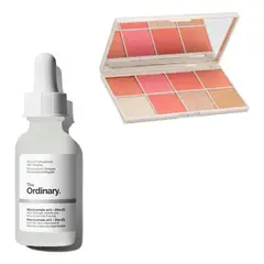 MONTOC MAKEUP - Paleta Rubores 8 Tonos Serum Niacinamida De The Ordinary