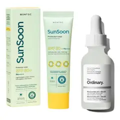MONTOC MAKEUP - Protector Solar Facial Coreano Serum Niacinamida The Ordinar