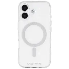 CASE MATE - Estuche Compatible con iPhone 17 Casemate Sheer Twinkle MagSafe Silver
