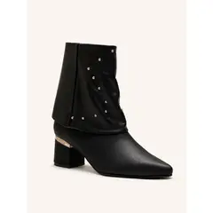 GENERICO - Bota negra taches tacón 5.5