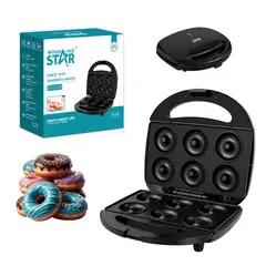 GENERICO - Maquina Mini Donas X6 Antiadherente 750w Winning Star