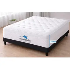 GENERICO - COLCHÓN SUAVIDAD UNIPILLOW SEMIORTOPEDICO 140x190cm