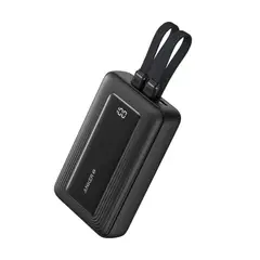 ANKER - Batería Power Bank Zolo 10000mAh Carga Rápida 30W Cables USB-C + Lightning Integrados iPhone