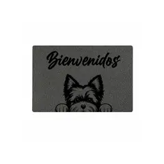 GENERICO - Tapete Atrapamugre Tráfico Liviano 8100061 60x35cm-Gris