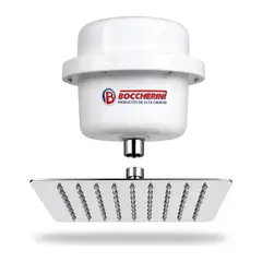 BOCCHERINI - Ducha Eléctrica Automatica Regadera De Lujo 30cm Blanco 110v