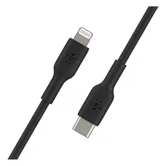 BELKIN - Cable USB-C a Lightning Carga Rápida 1m Para iPhone Negro
