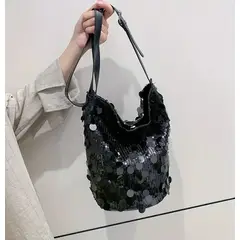GENERICO - Bolso Cartera Brillante Lentejuelas De Moda