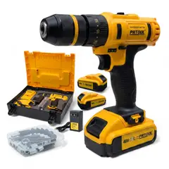 PROTOOL - Taladro Atornillador Inalámbrico 48v Prower Doble Bateria