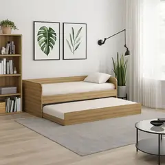 MUEBLES 2020 - Sofa Cama Atlanta Almendra