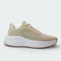 GUK - Tenis Walking Beige Mujer