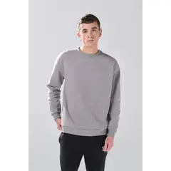 KOAJ - Buzo cuello redondo unicolor con manga larga y hombro r Hombre