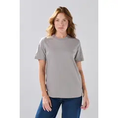 KOAJ - Camiseta ajustada con manga corta en algodón unicolor Mujer