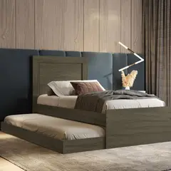 MUEBLES 2020 - Cama Sencilla Verona Marrón