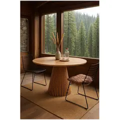 GENERICO - MESA COMEDOR MADERA / PINO 4 PUESTOS LUXURY- TERRANOVA