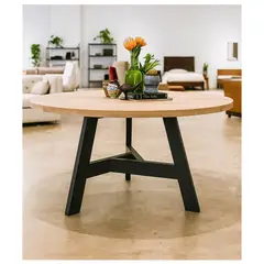 GENERICO - MESA COMEDOR MADERA CLARA 4 PUESTOS LUXURY - TIPO NORDICA
