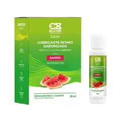 GENERICO - Lubricante Caliente-frio Elixir Sabor Sandia 30ml