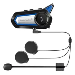 OEM - Intercomunicador Audífono Mic Casco Moto Ip67 Universal Bt31