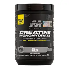 MUSCLETECH - Creatina Platinum 450g Monohidratada + Embudo de Regalo