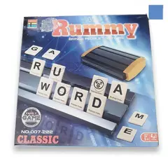 GENERICO - Rummy Letras Juego Mesa Palabras Familia Amigos Rummikub