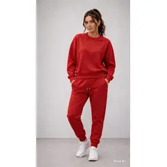 URBANISTA - SUDADERA PARA MUJER COLOR ROJO