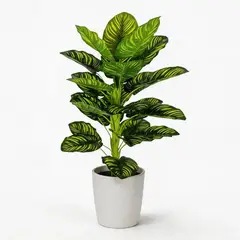 POLASUP - Planta Artificial Árbol Hoja de Manzana 1.5m Realista Decorativa Interior Exterior Hotel Oficina