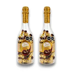 ZEUS - Botella Grande Rellena de Bombones de Chocolate 2und X150g