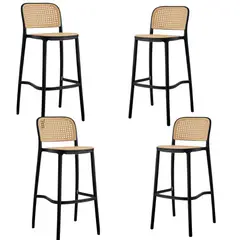 DISTRIONLINE - Set X4 Sillas De Barra Solea