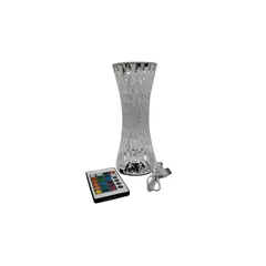 MAZUGI - Lámpara LED Tipo Cristal Reloj De Arena Control Remoto Recargable USB