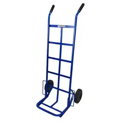 TOOLCRAFT - Zorra Diablo Carretilla Carga 200kg Rueda 7 Azul